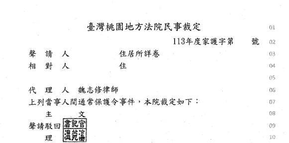 判決書或不起訴處分書影本，當事人資訊已遮隱
